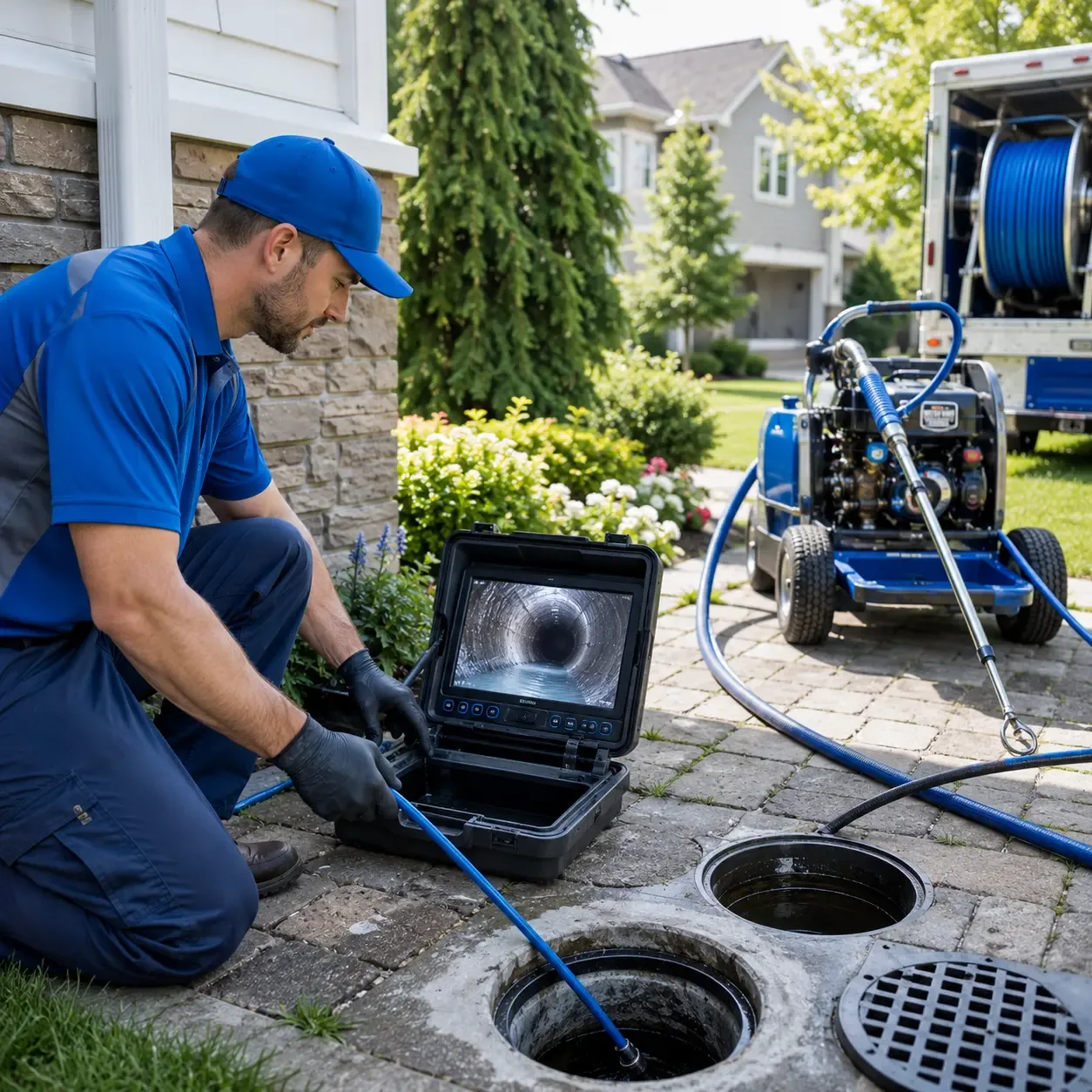 Outdoor drain cleaning professionals serving Cordova, MD